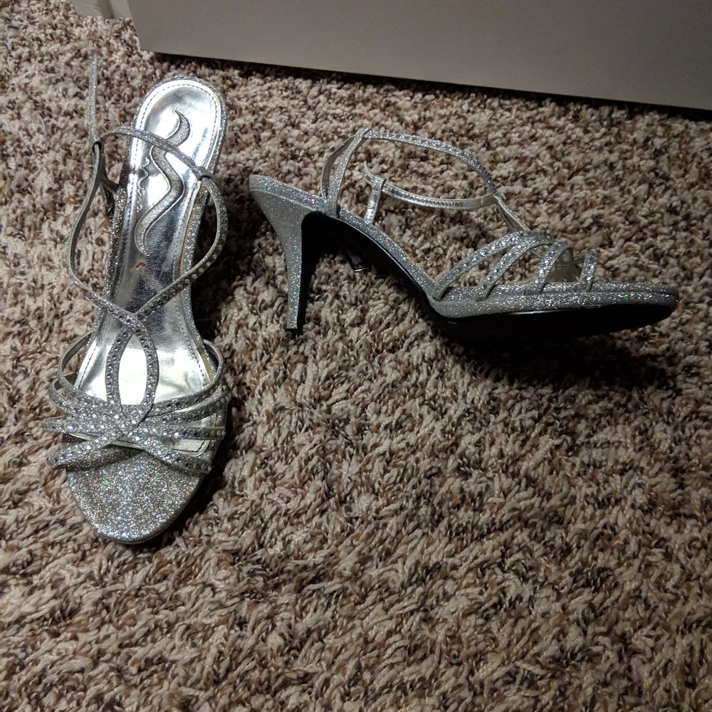 Silver heels